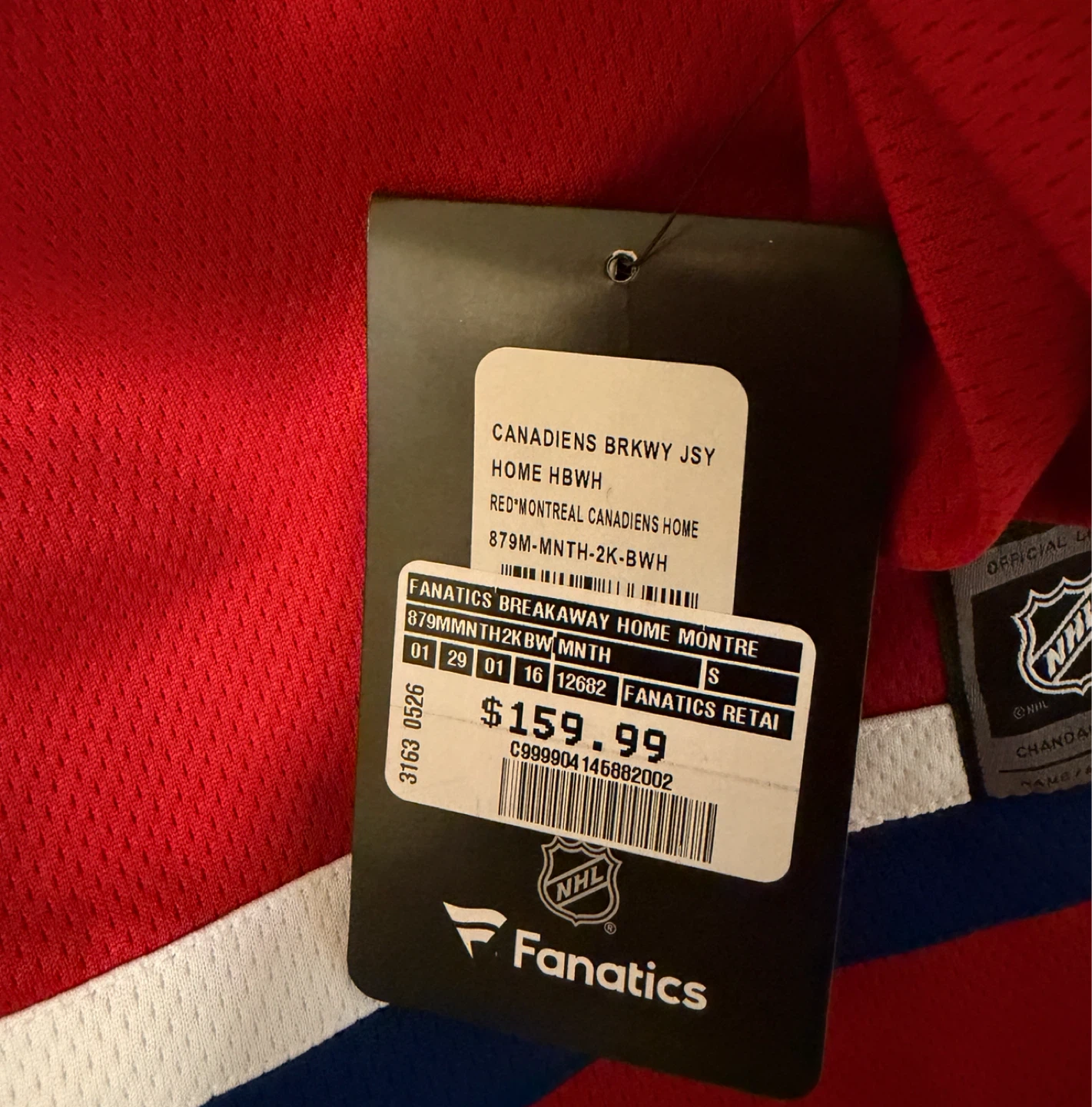 Montreal Canadiens Fanatics Breakaway Hockey Jersey - photo 2