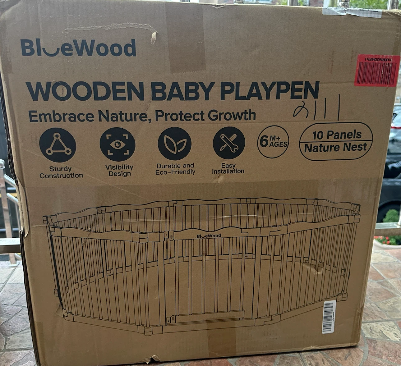 🔥 Brand NEW – Foldable Wooden Baby Playpen - photo 2