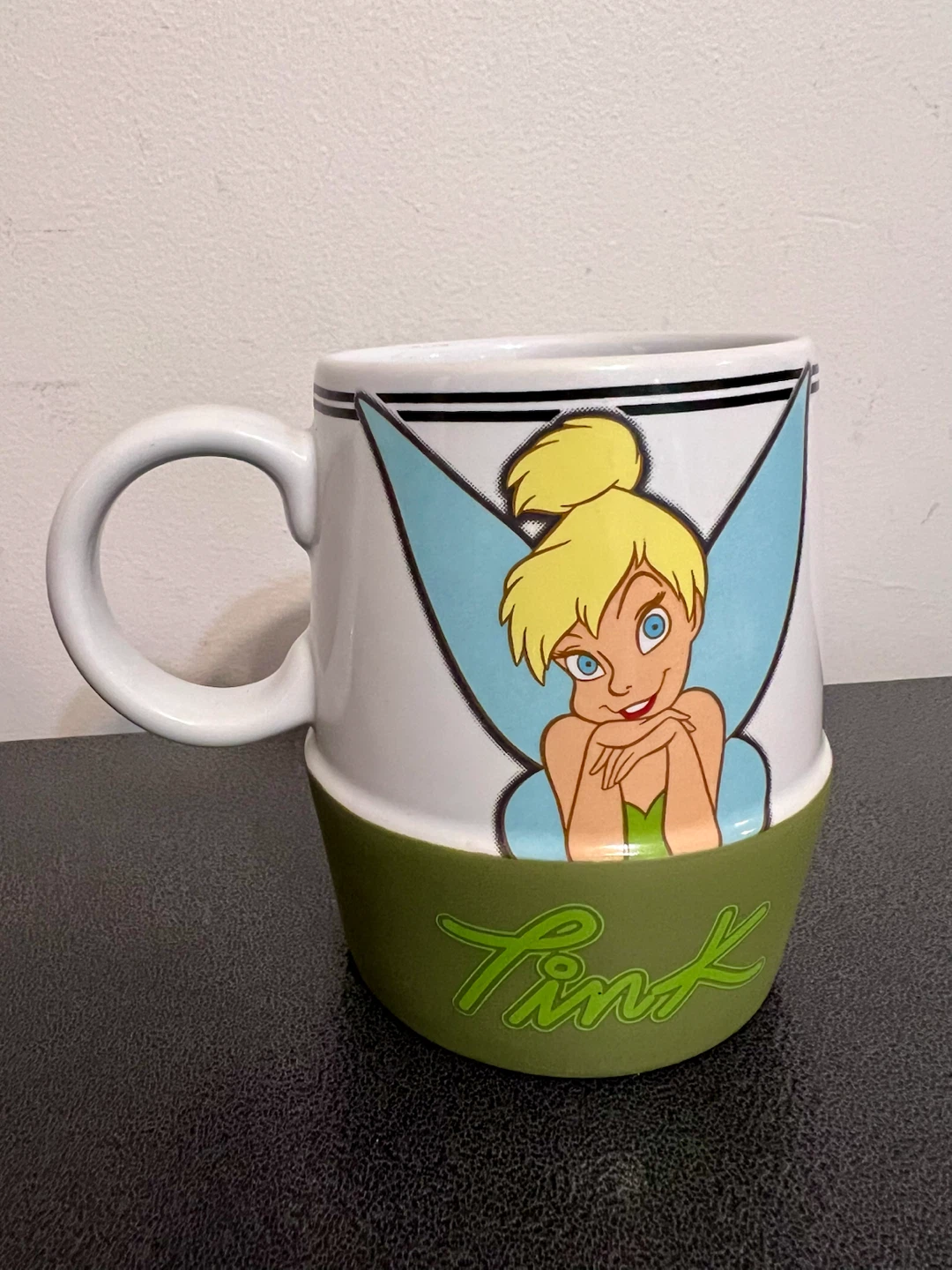 Rare Disney Store Tinker Bell “Tink” Large Collectible Mug - photo 2