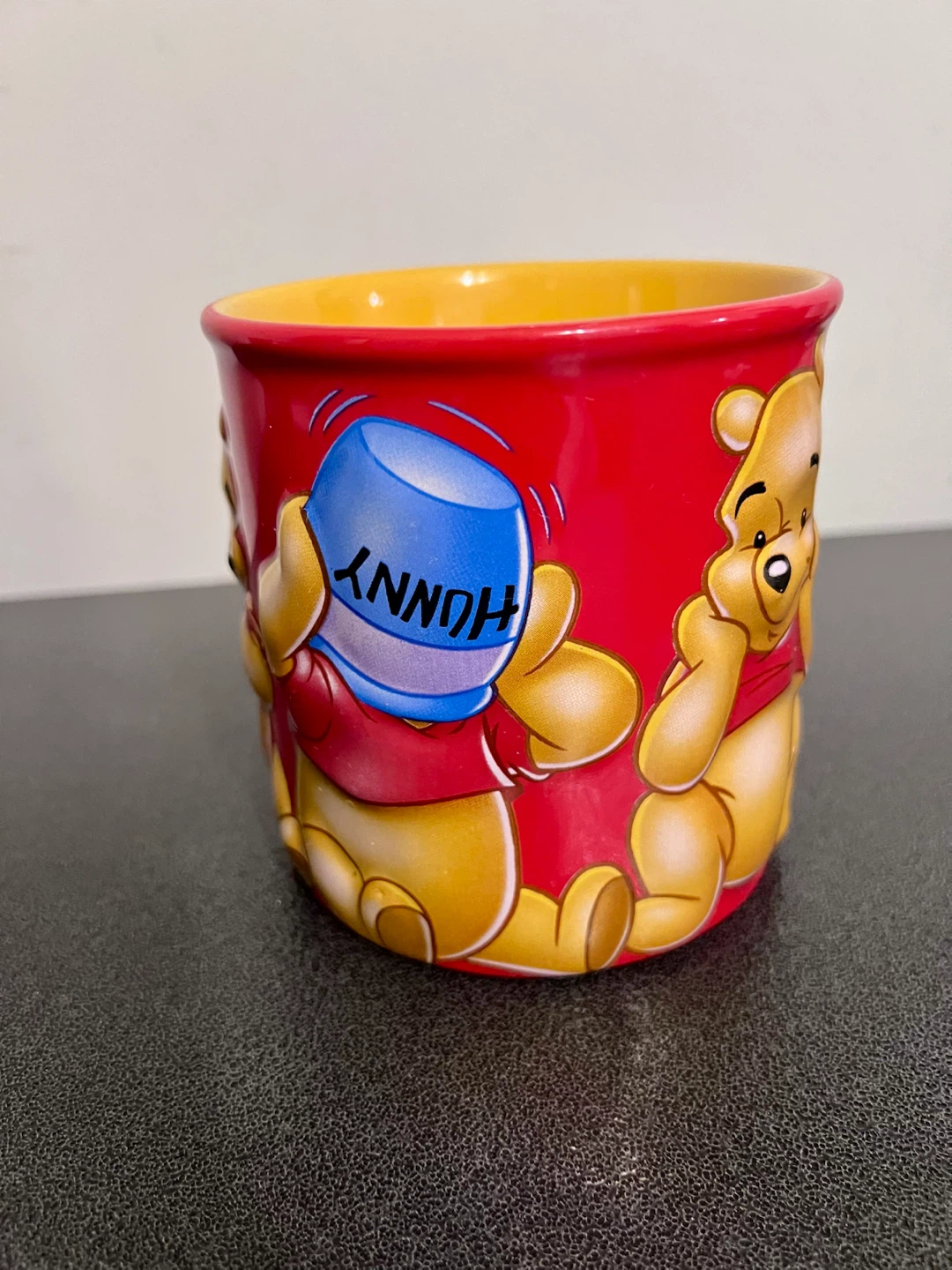 Disney Store Winnie the Pooh 3D Embossed Huggable Mug – 22 oz - photo 2