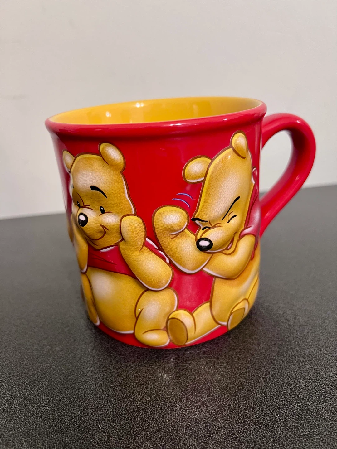 Disney Store Winnie the Pooh 3D Embossed Huggable Mug – 22 oz - photo 3