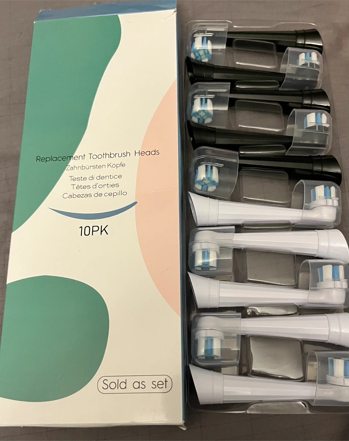 10 Replacement Toothbrush Heads - photo 2