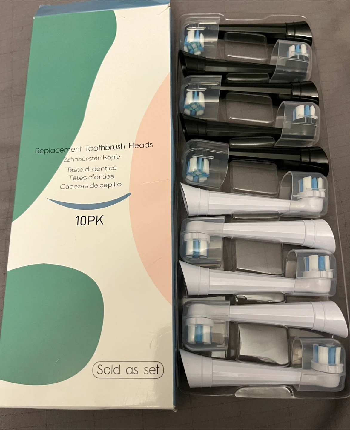 10 Replacement Toothbrush Heads