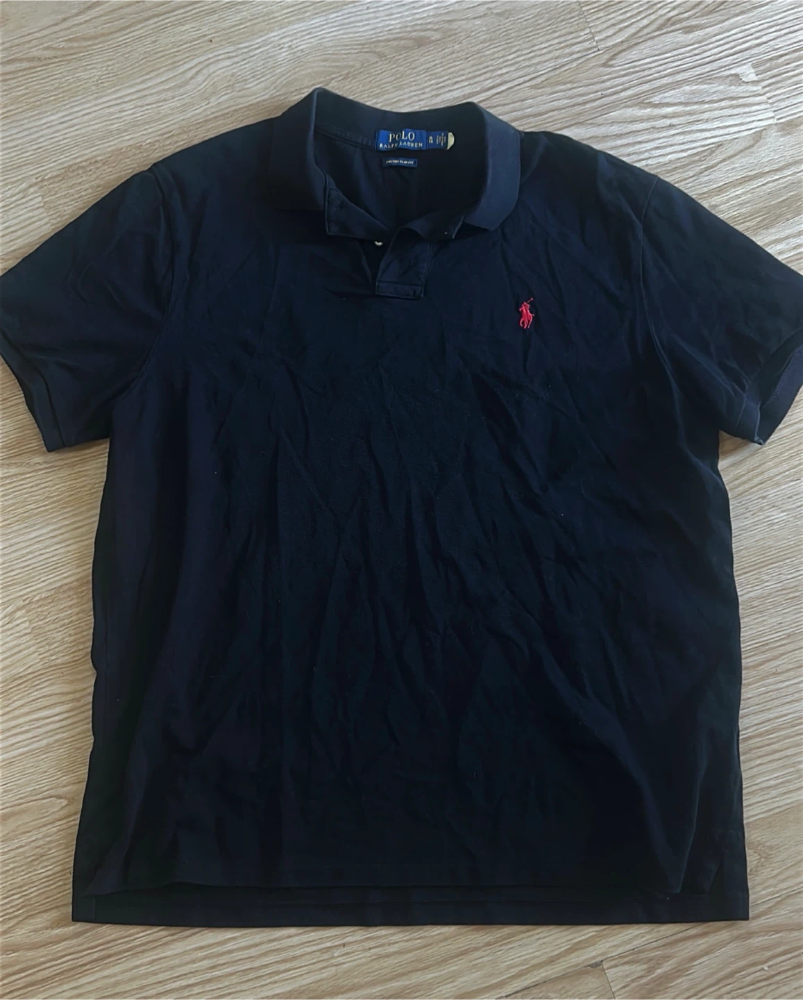 Polo Ralph Lauren Black Custom Slim Fit Polo Shirt - photo 2