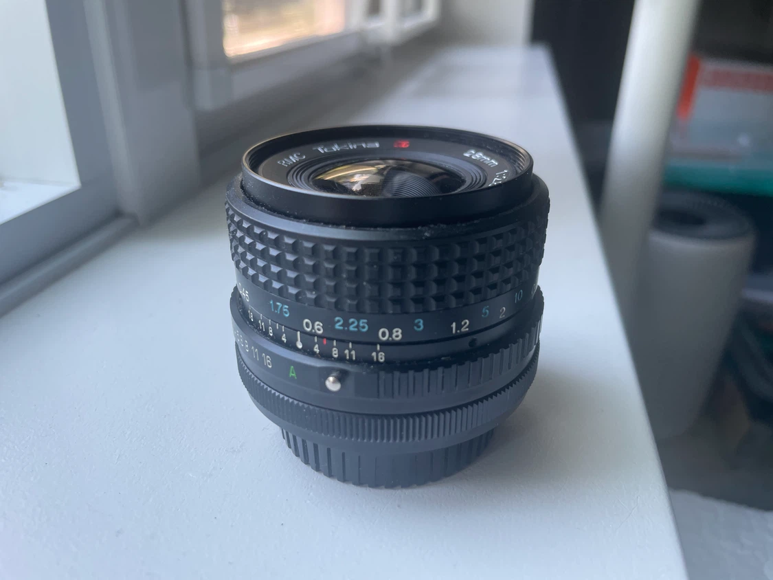 RMC Tokina 28mm f/2.8 FD mount lens