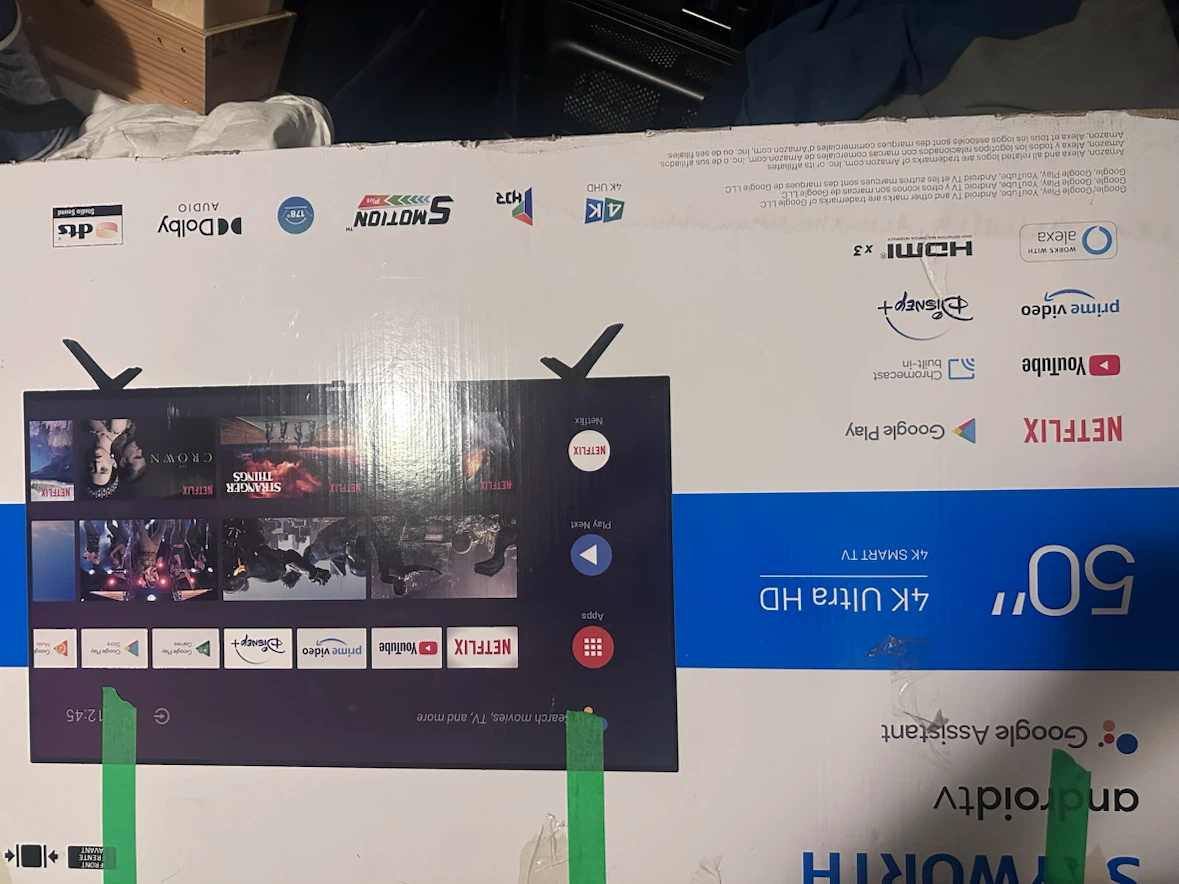 50" Skyworth 4K Smart TV