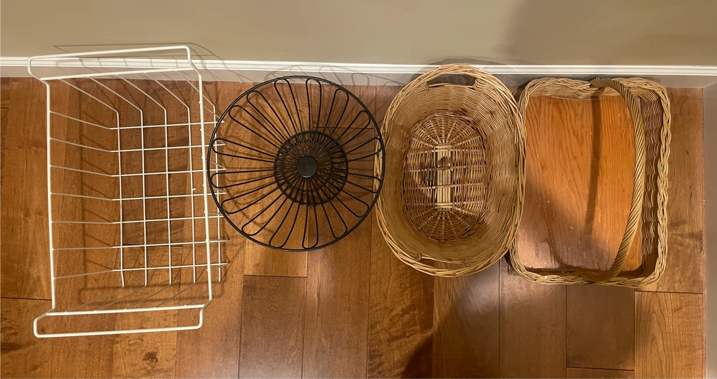 Assorted Baskets and Wire Rack - photo 2