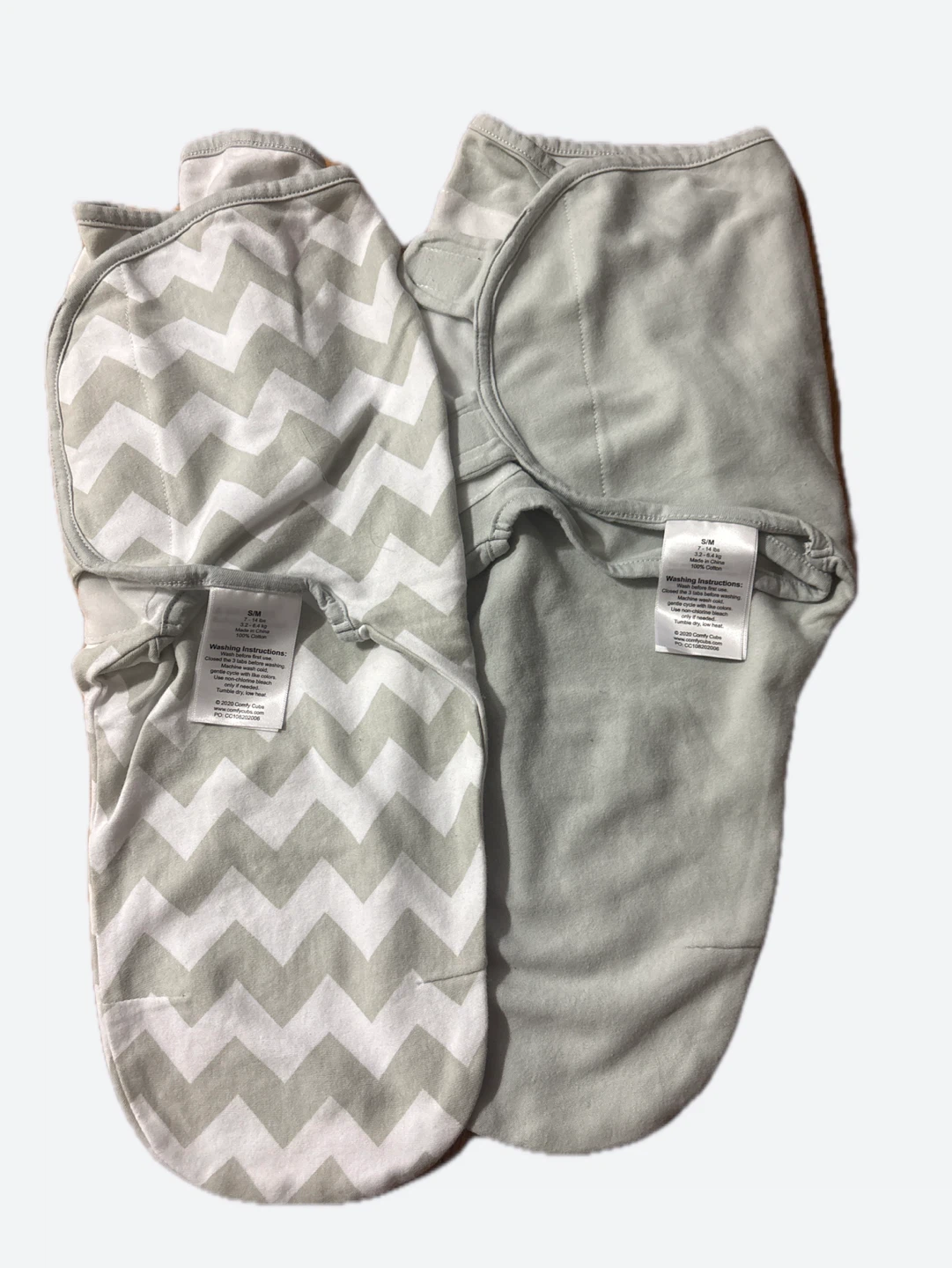 Comfy Cube Swaddle Sleep Sacks - 2 Pack