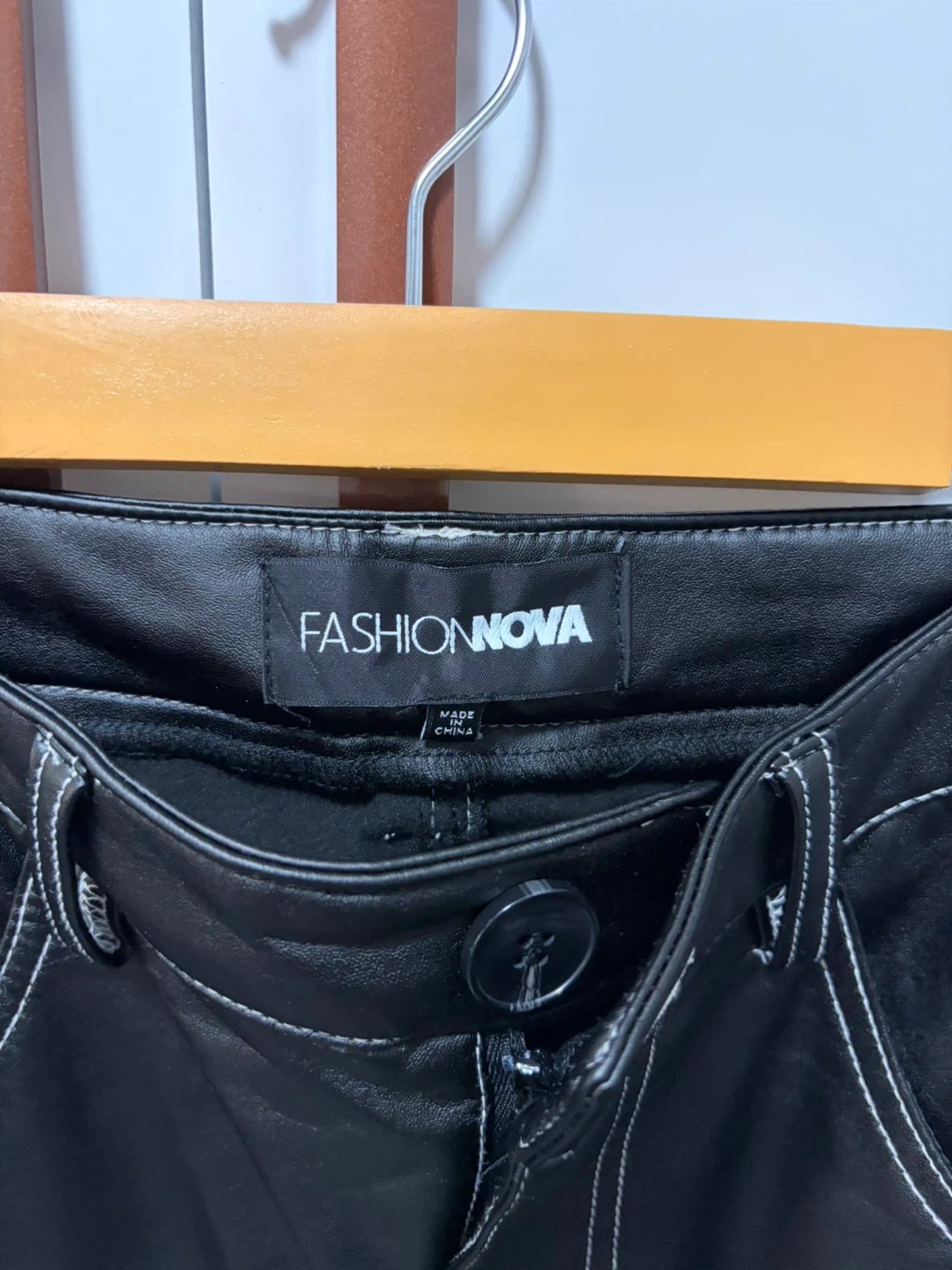 Fashion Nova Faux Leather Pants - photo 2