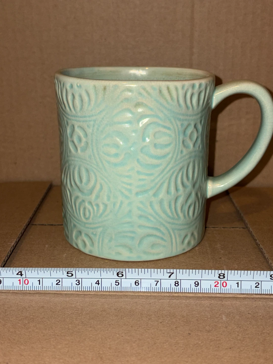 Indigo Embossed Mug - photo 4