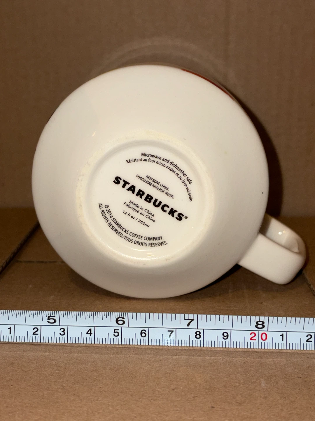 Starbucks Floral Mug 12 oz (2012) - photo 3