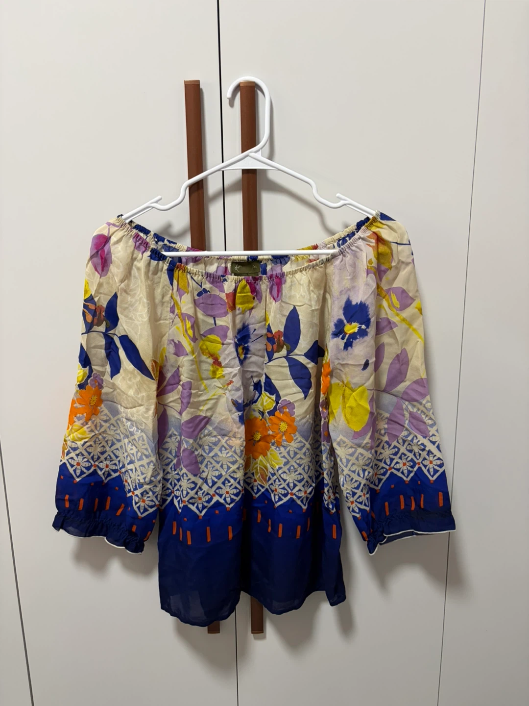 Fei Floral Print Silk Blouse