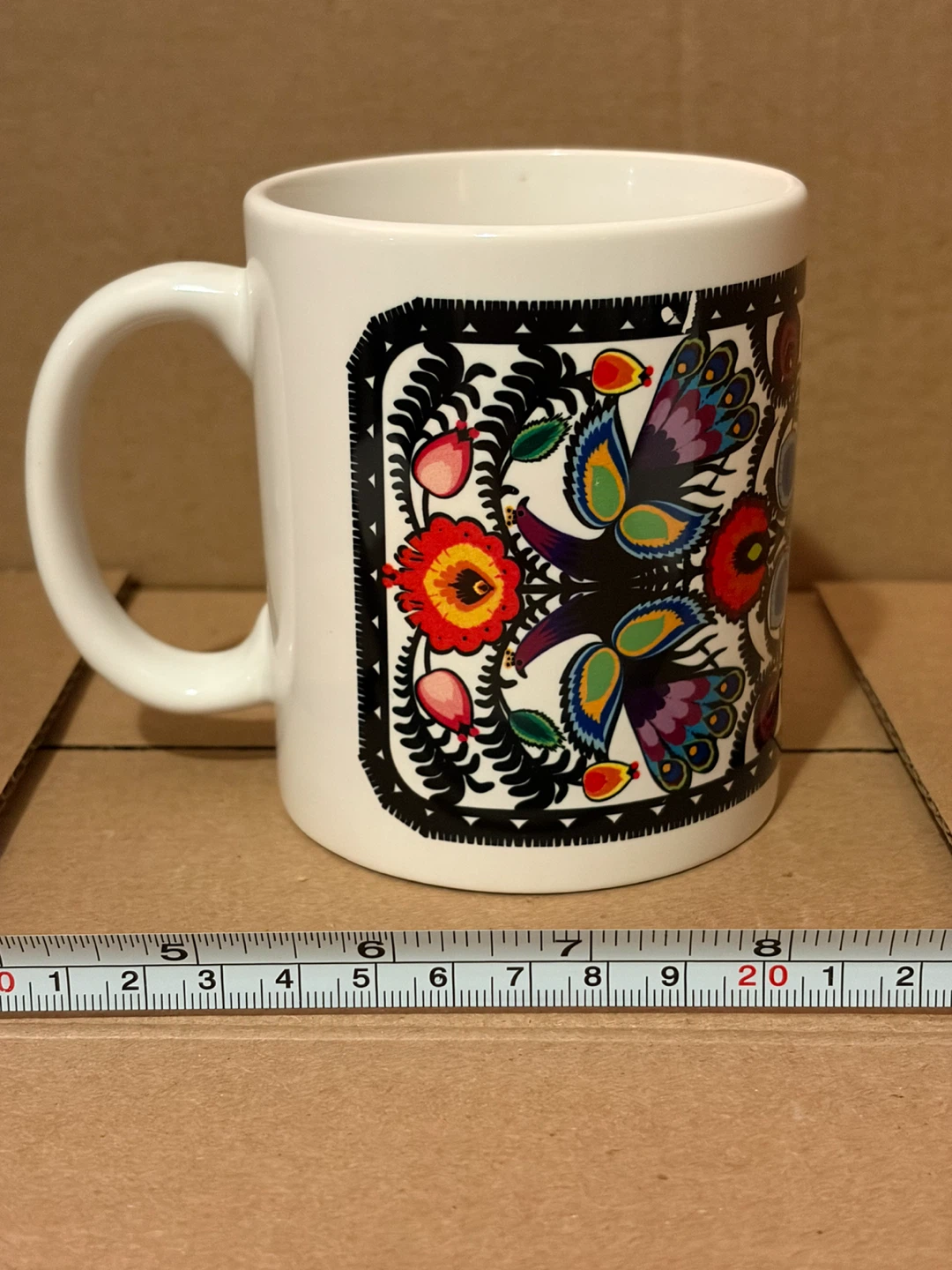 Gail Designs Mug - Folk Art Birds & Flowers - photo 2