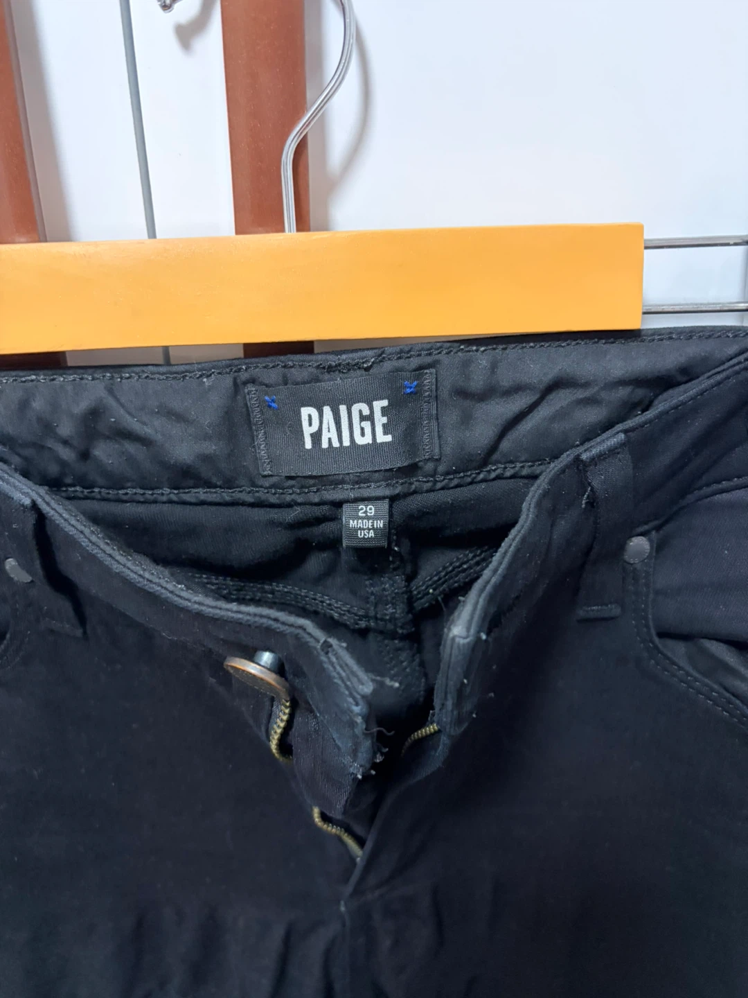 PAIGE Black Jeans Size 29 - photo 2