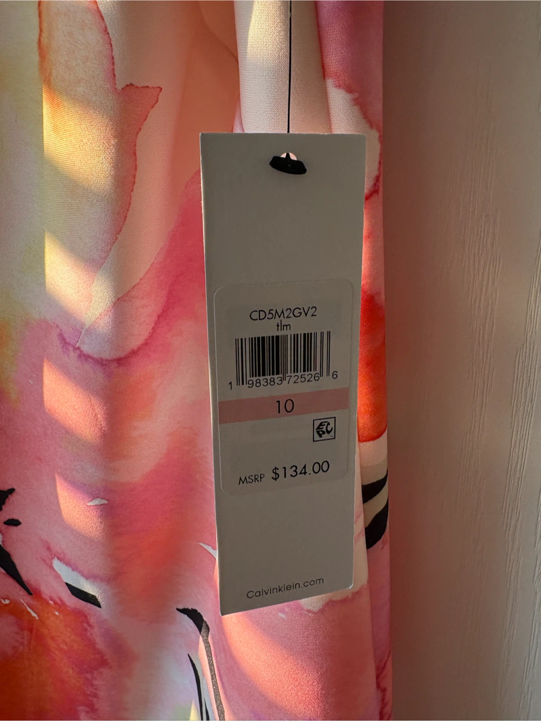 Calvin Klein Women's Floral Print Sheath Dress Size 10 - photo 3