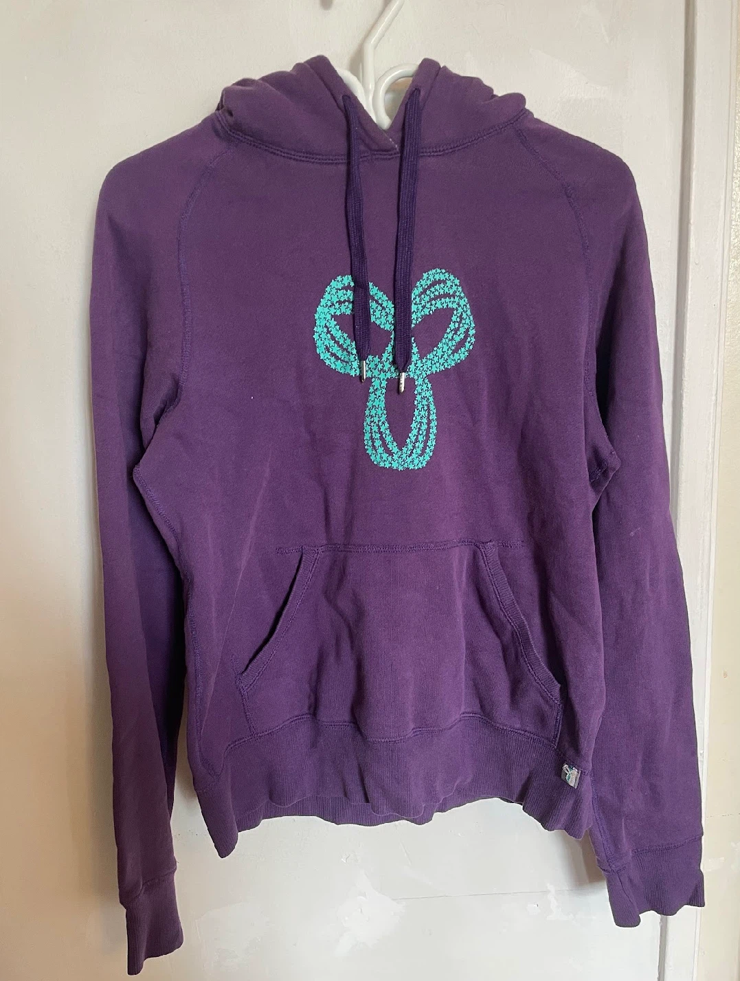 TNA purple teal hoodie