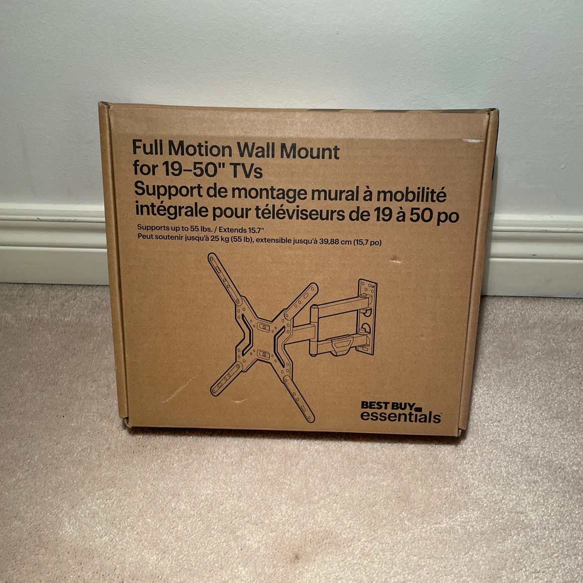 BRAND NEW!! Full Motion TV Wall Mount 19" - 50" - $68