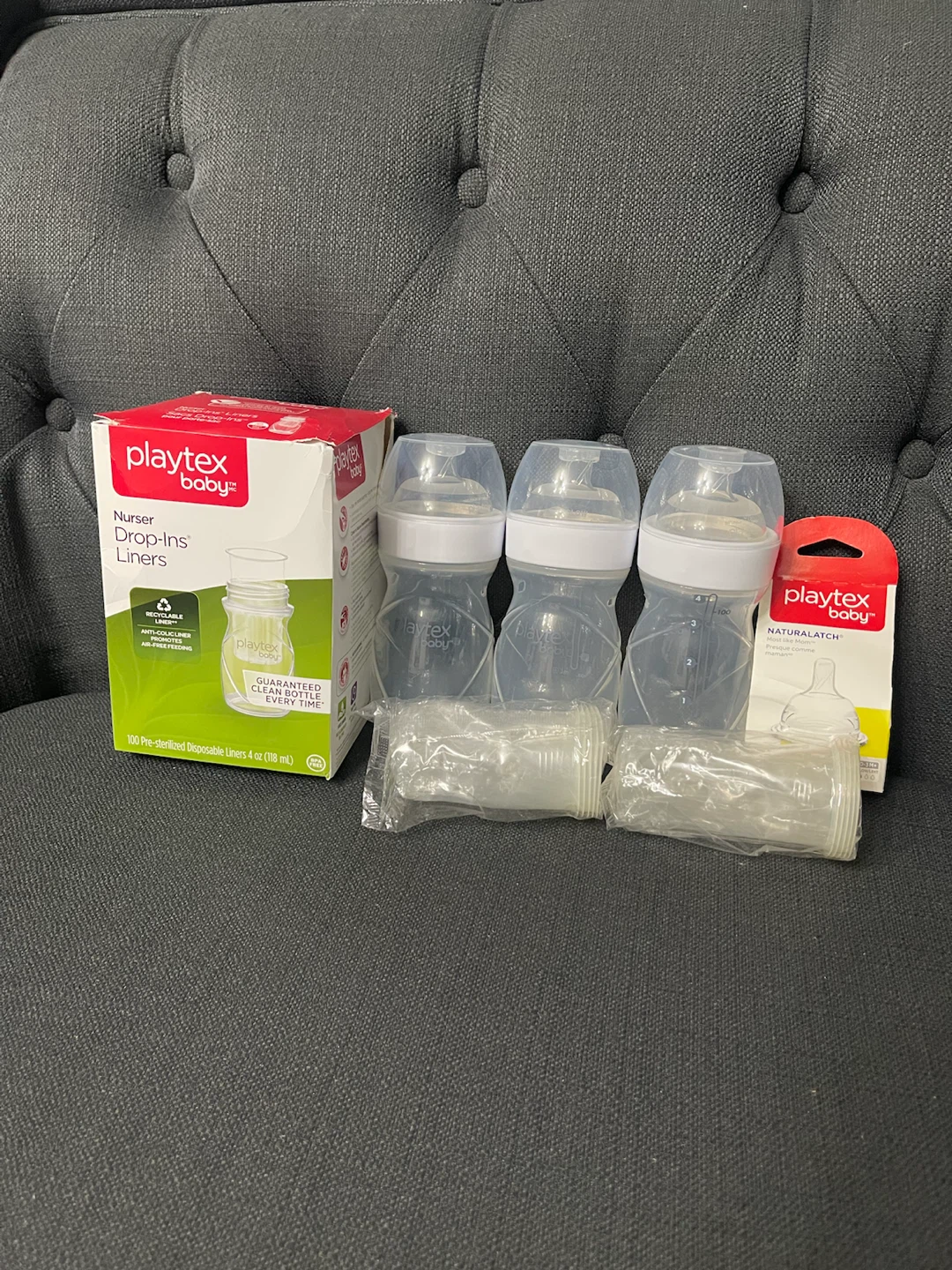 Playtex Baby Nurser Drop-Ins Liners, Bottles and Nipples