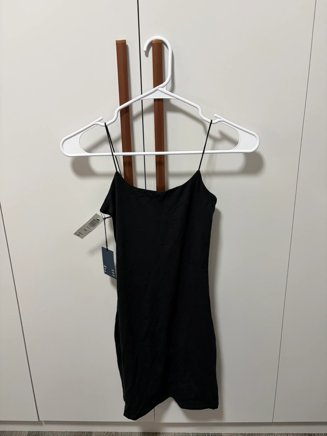 Wilfred Free Black Spaghetti Strap Dress XXS