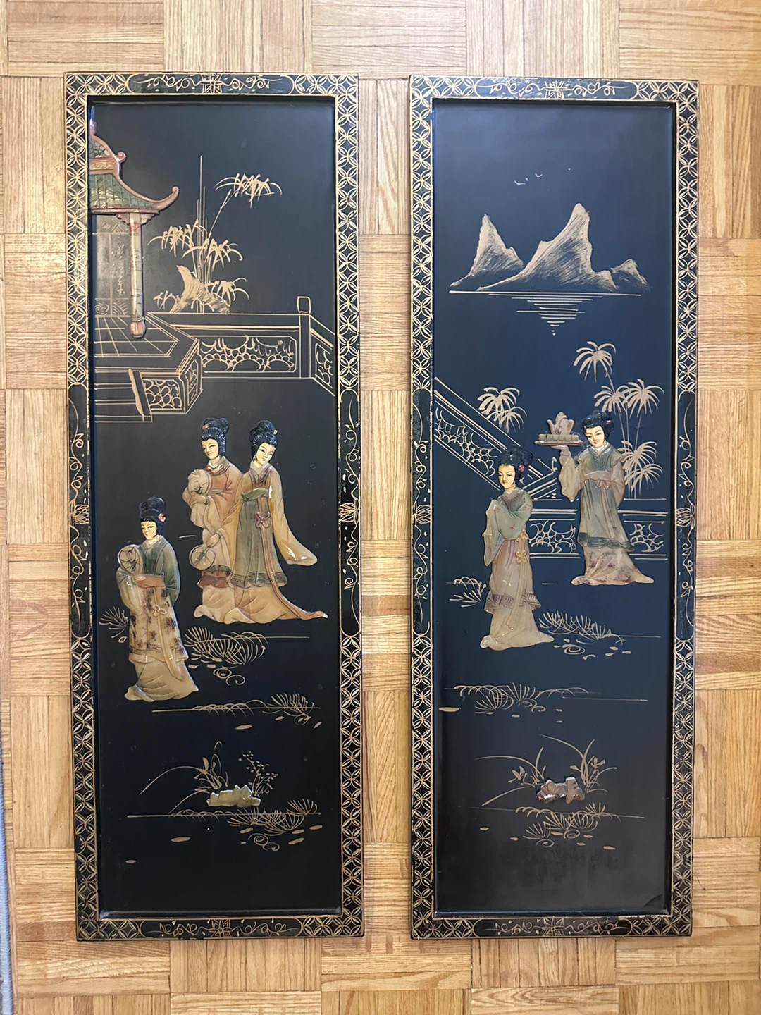 Vintage Decorative Wall Panels - Set of 2 - photo 3