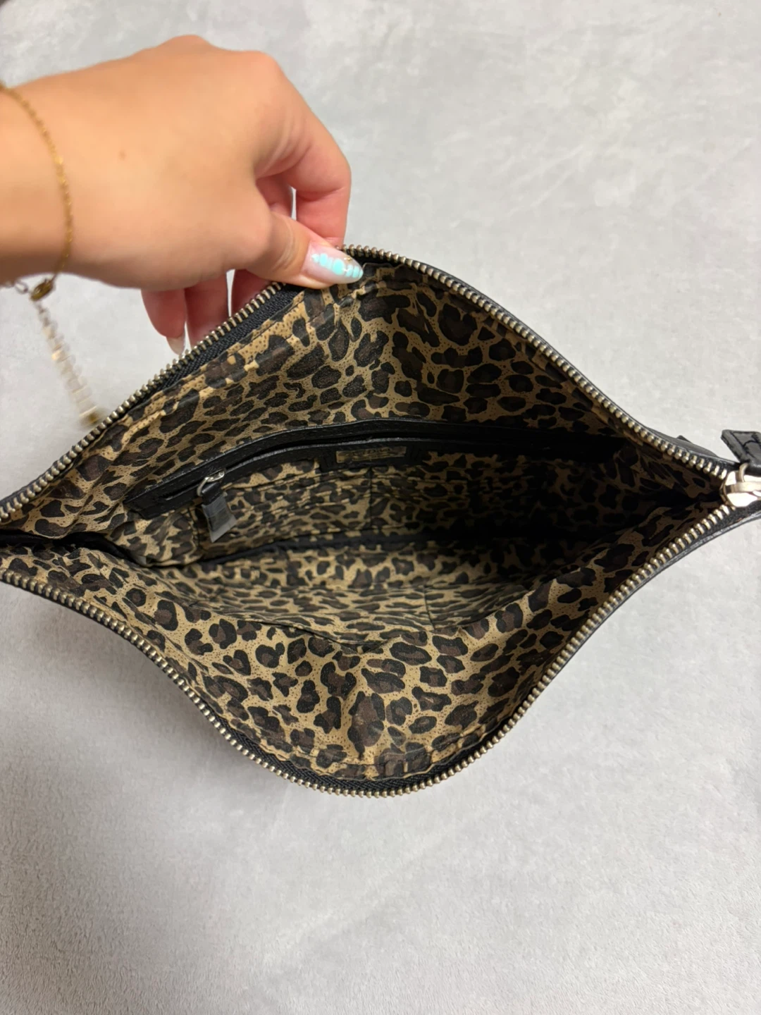 Black Leather Clutch - photo 5