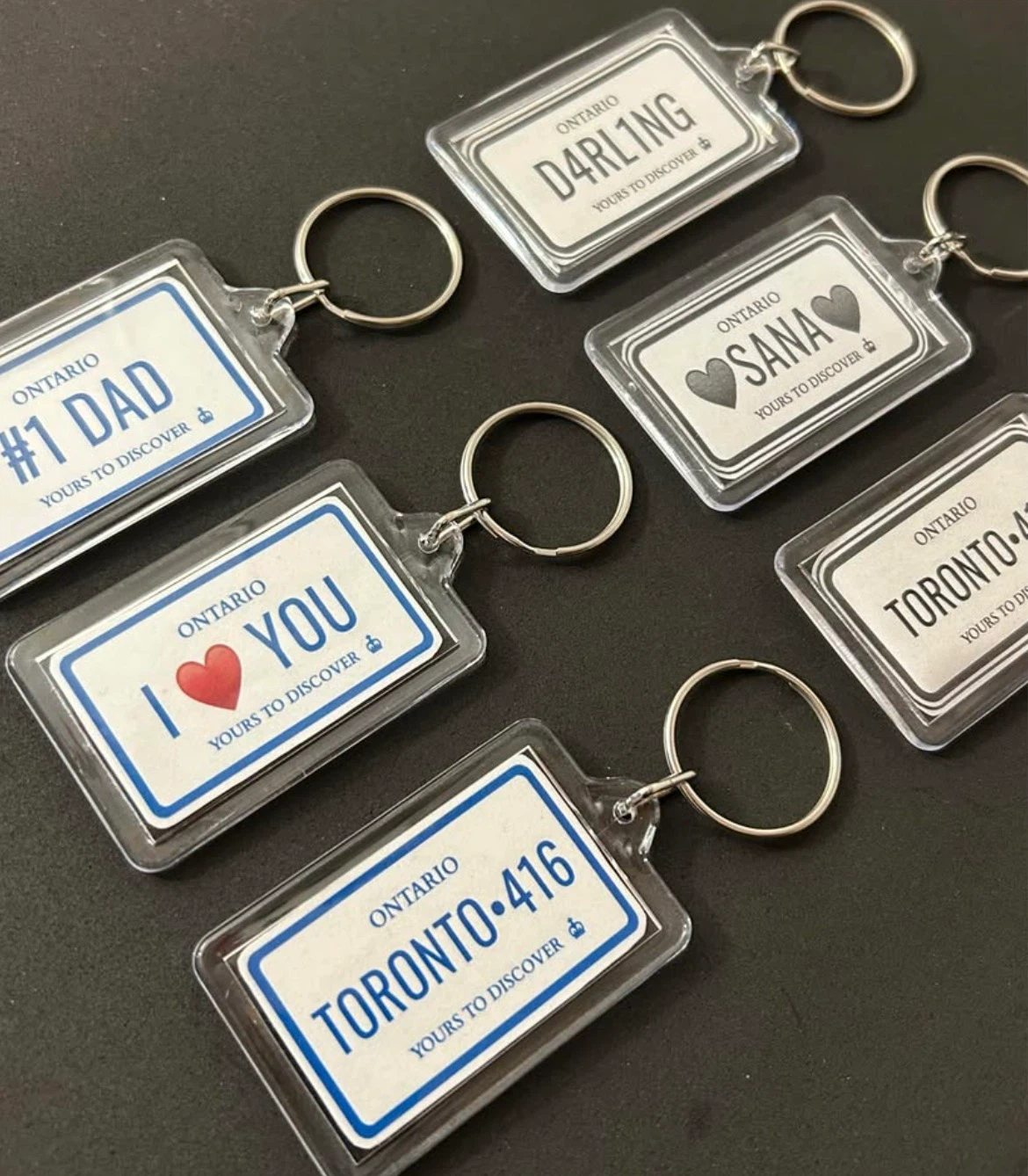 Custom License Plate Keychain | Gift Ideas