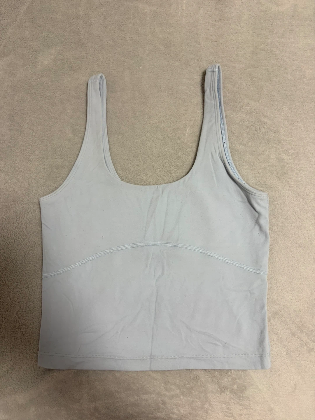 TnAction Light Blue Crop Tank Top Size S