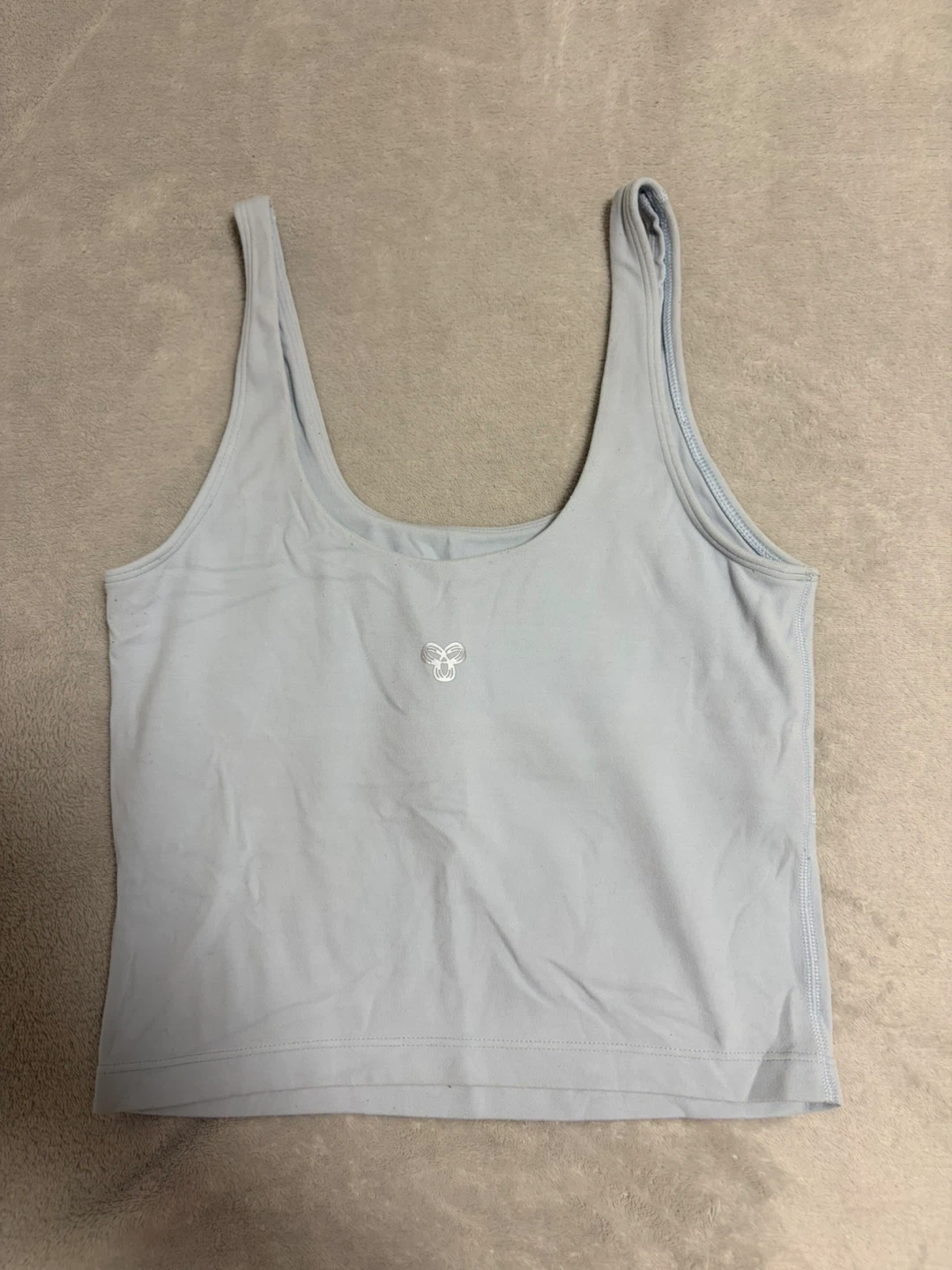 TnAction Light Blue Crop Tank Top Size S - photo 2