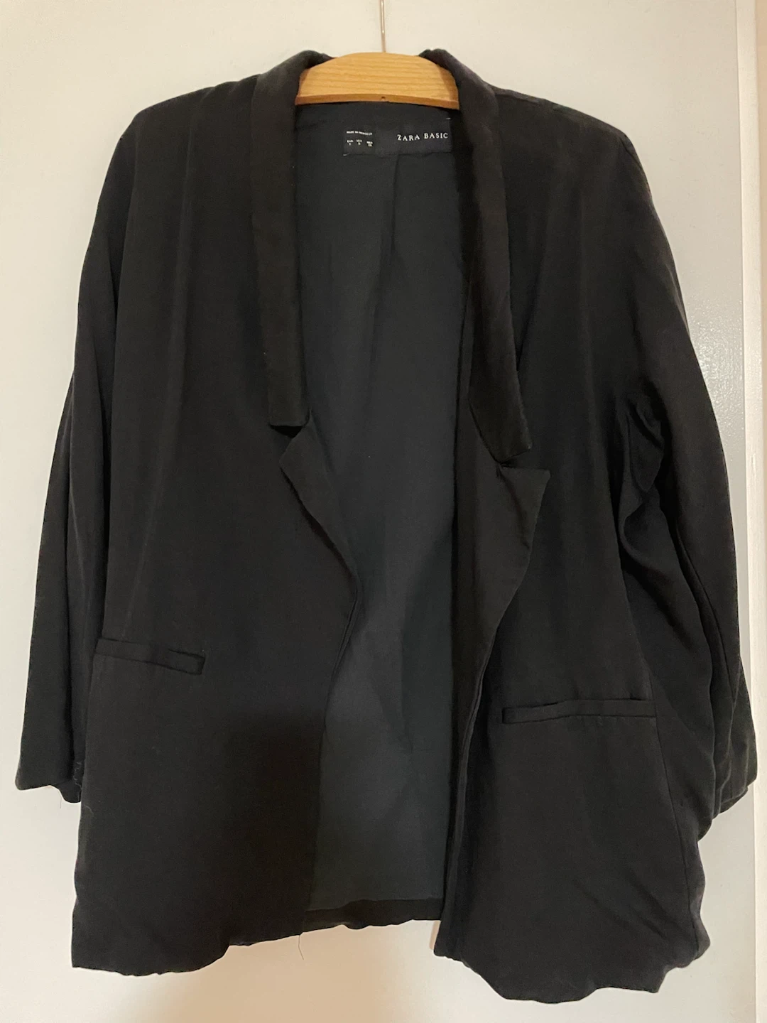 Black Zara Basic Blazer