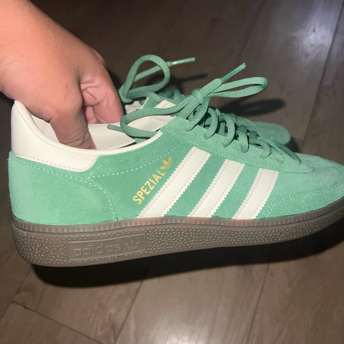 Adidas Spezial Green Suede Sneakers - photo 3