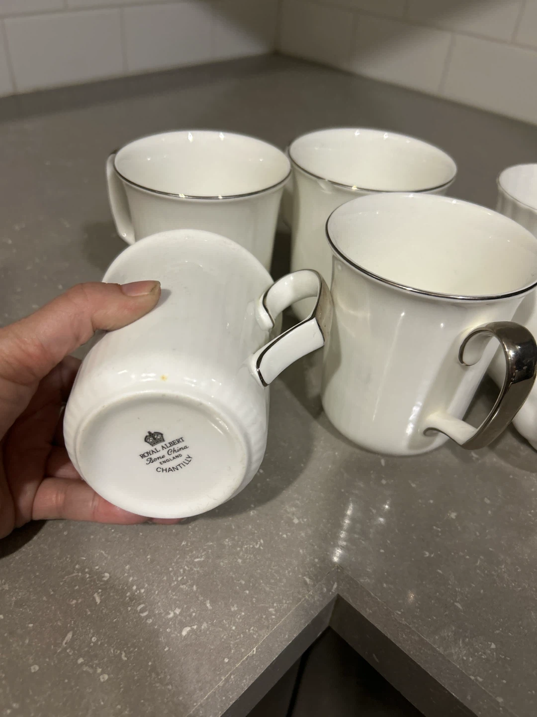Royal Albert Chantilly Teacups & Coffee cups - Set of 4