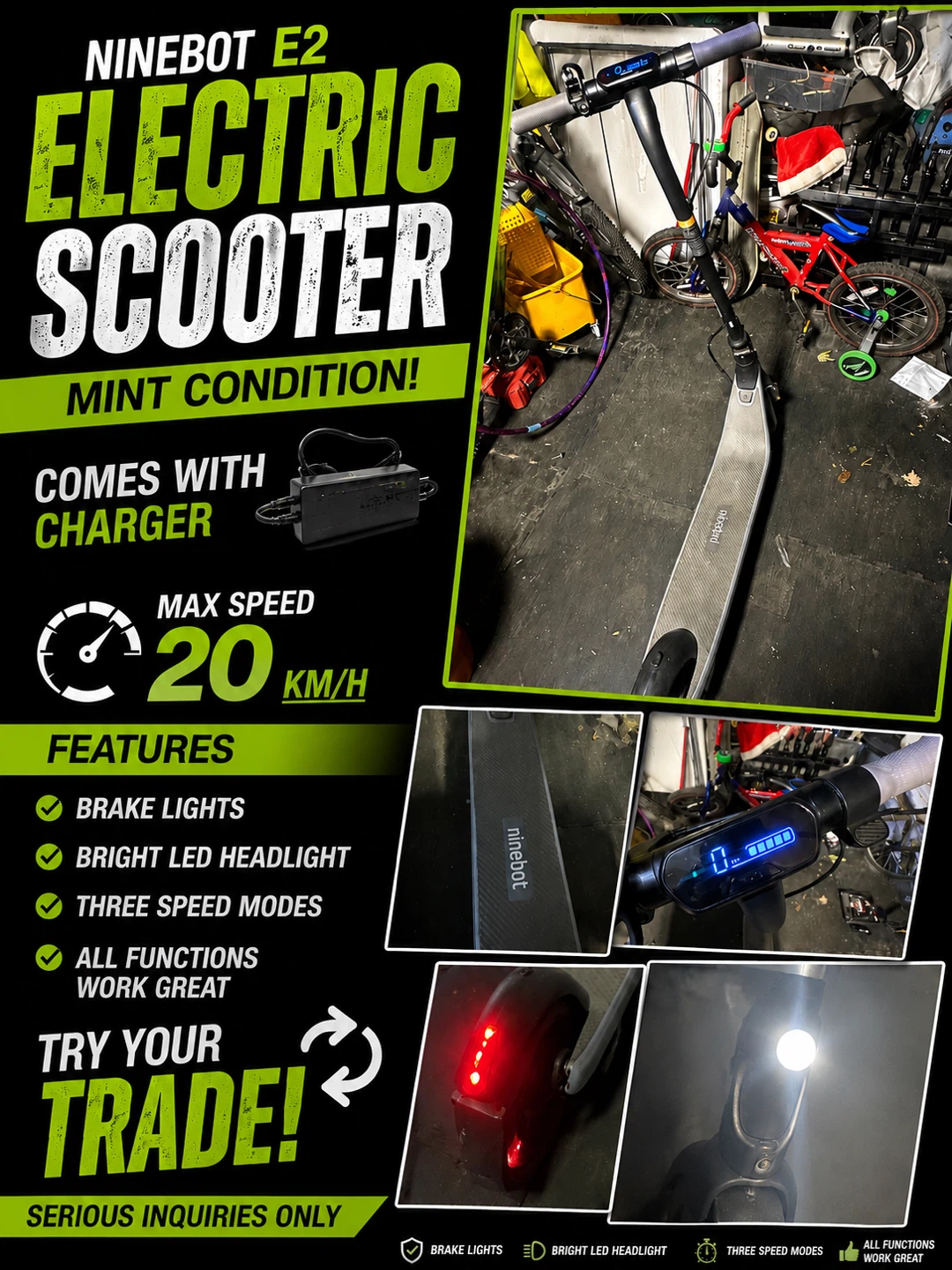 Ninebot E2 Electric Scooter