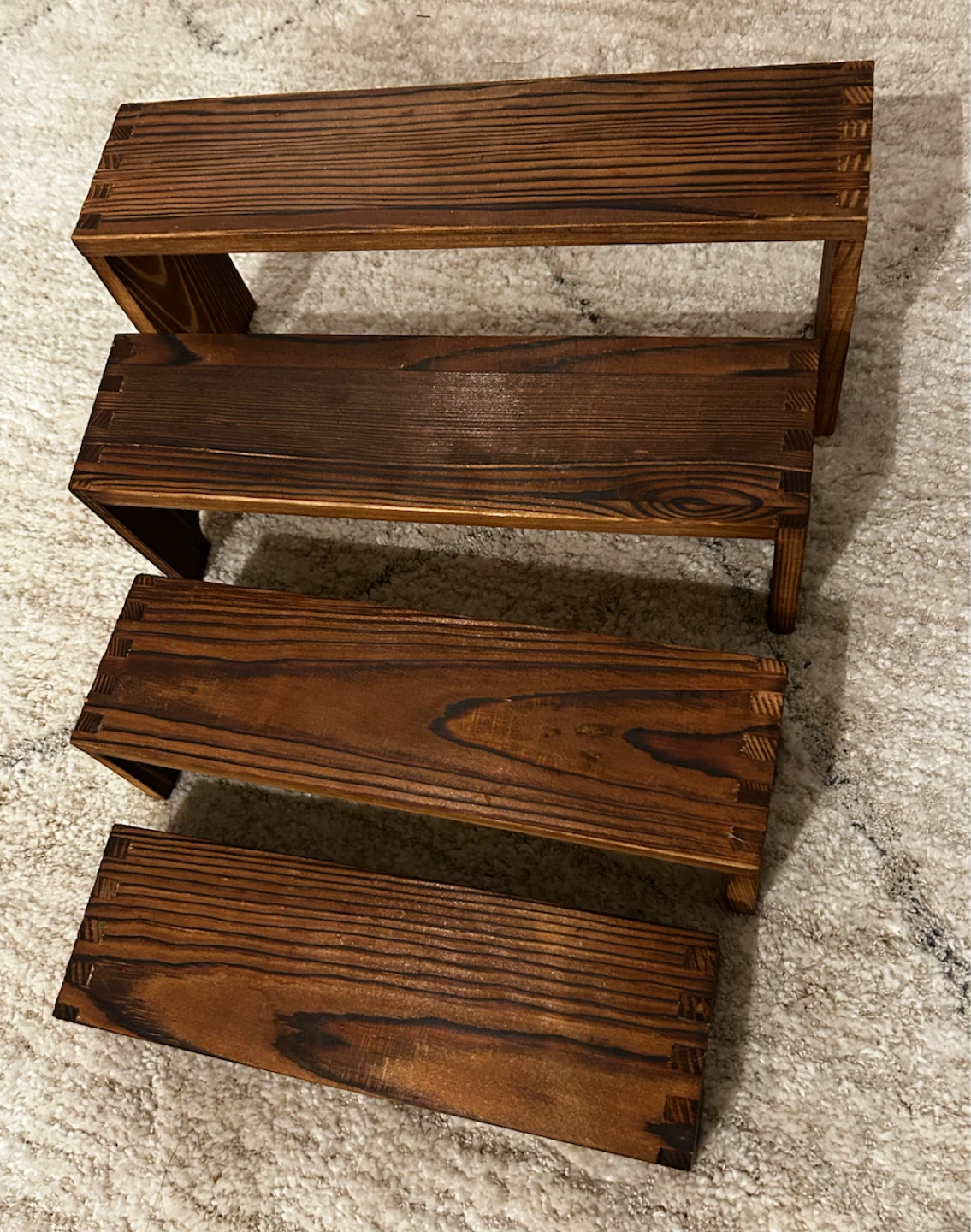 Display Risers / Wooden 4-tier Stands