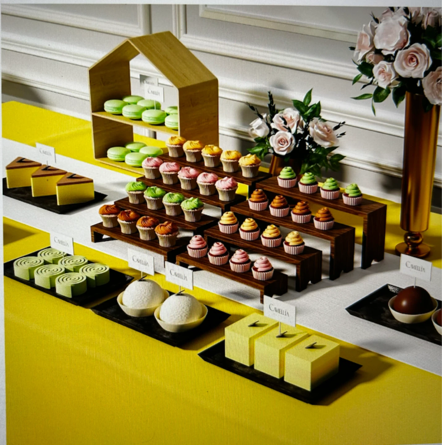 Display Risers / Wooden 4-tier Stands - photo 3