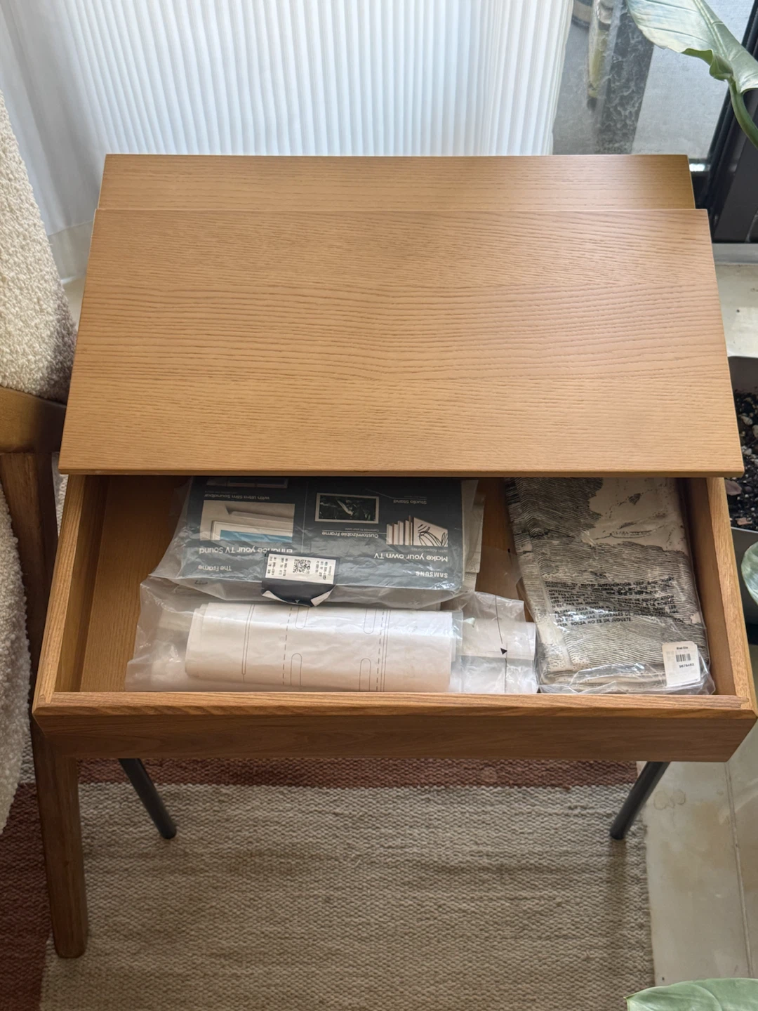 Burrow Carta Side Table - Oak - photo 4