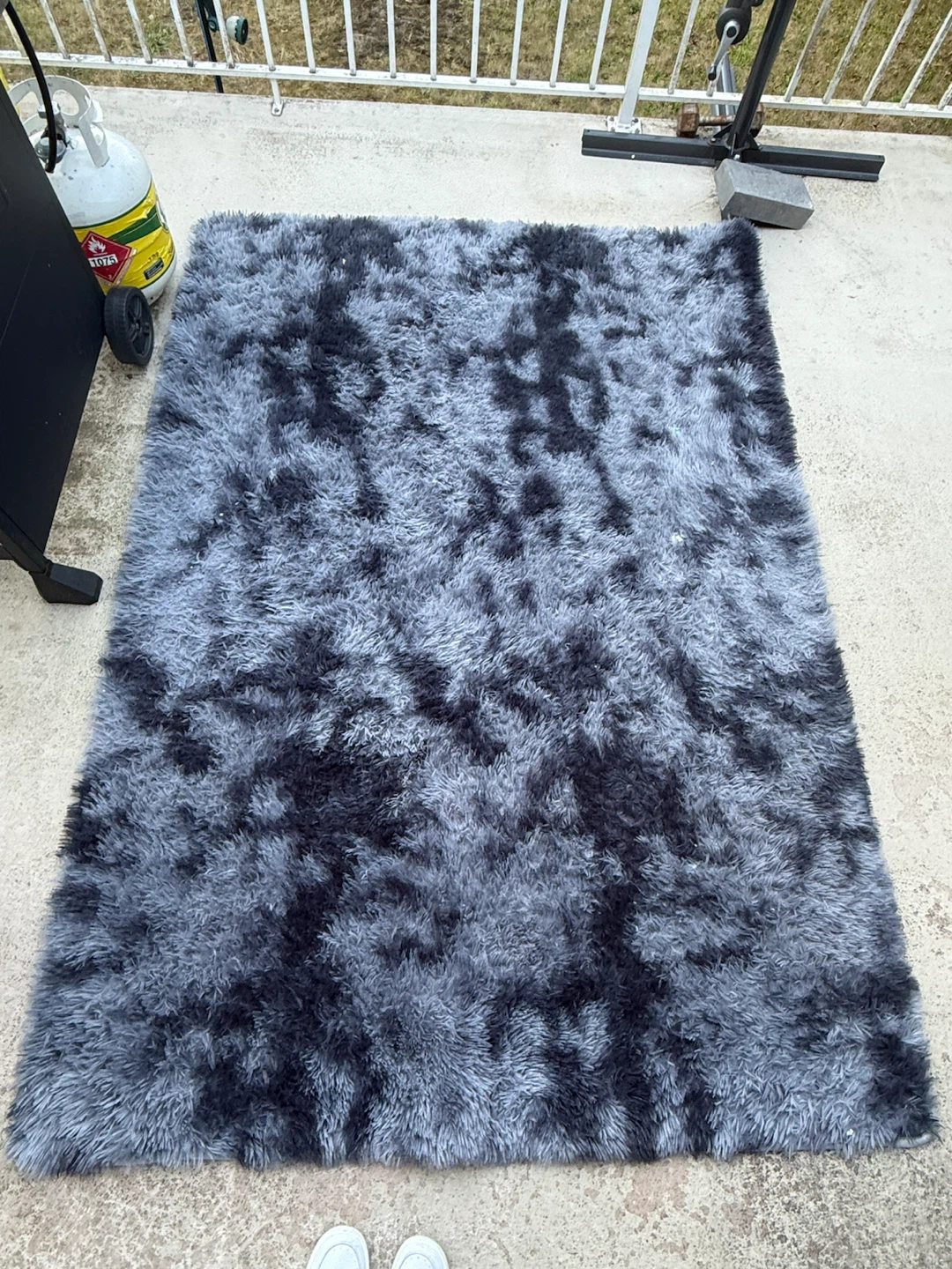 Shag Rug - Dark Grey - photo 2
