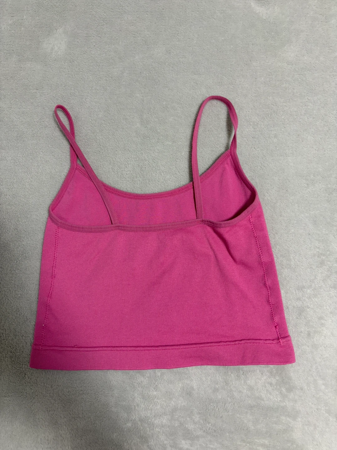 Pink ribbed crop top - photo 2