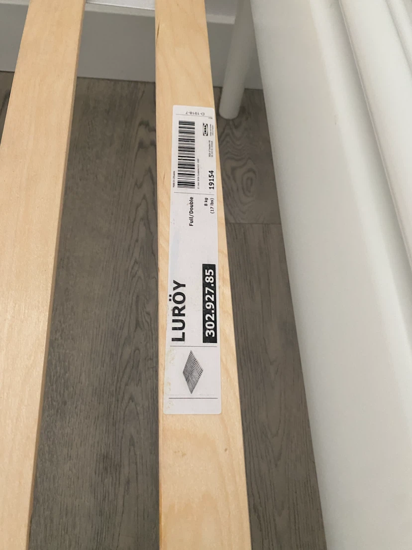 IKEA NESTTUN Full Bed Frame with LURÖY Slats - photo 4