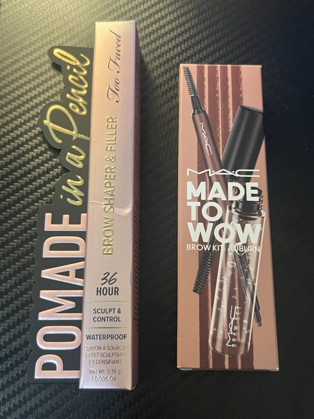 MAC Brow Kit & Too Faced Brow Shaper & Filler
