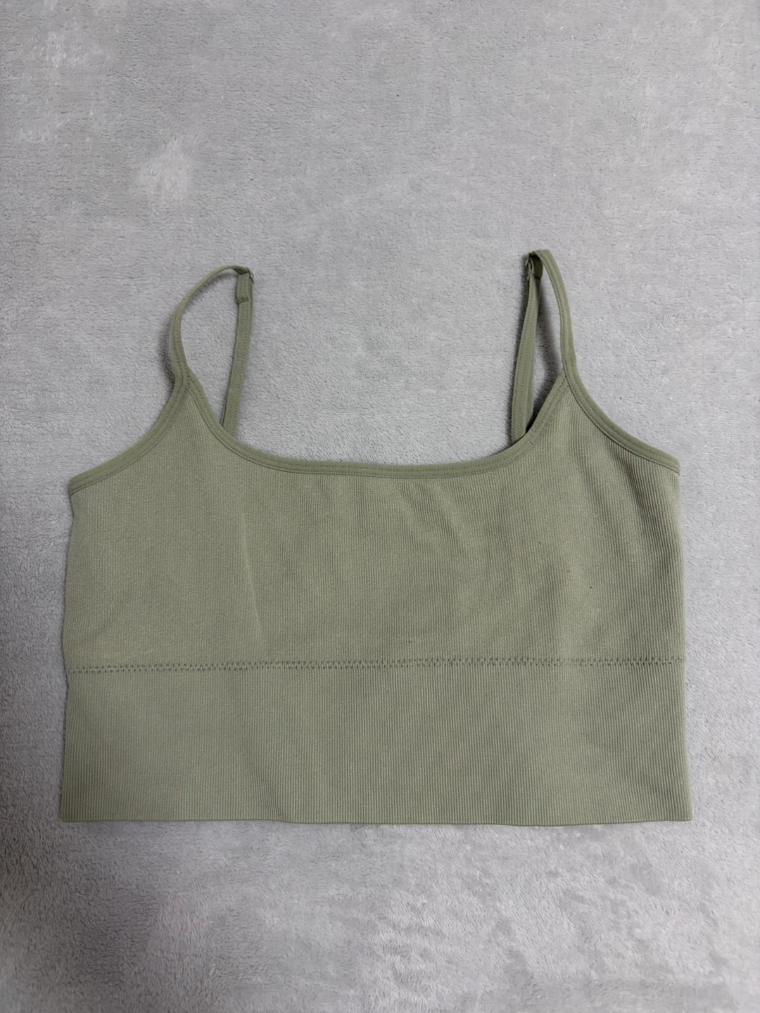 GARAGE Ribbed Crop Tank Top P/S