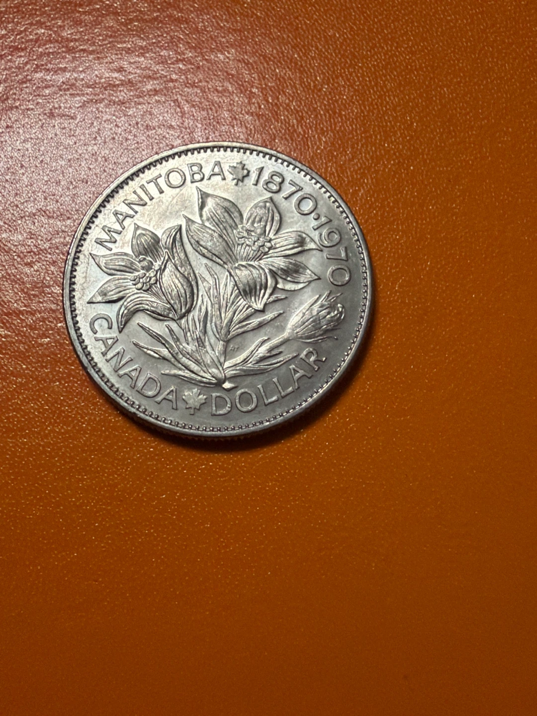 1970 Canada Manitoba Dollar Coin