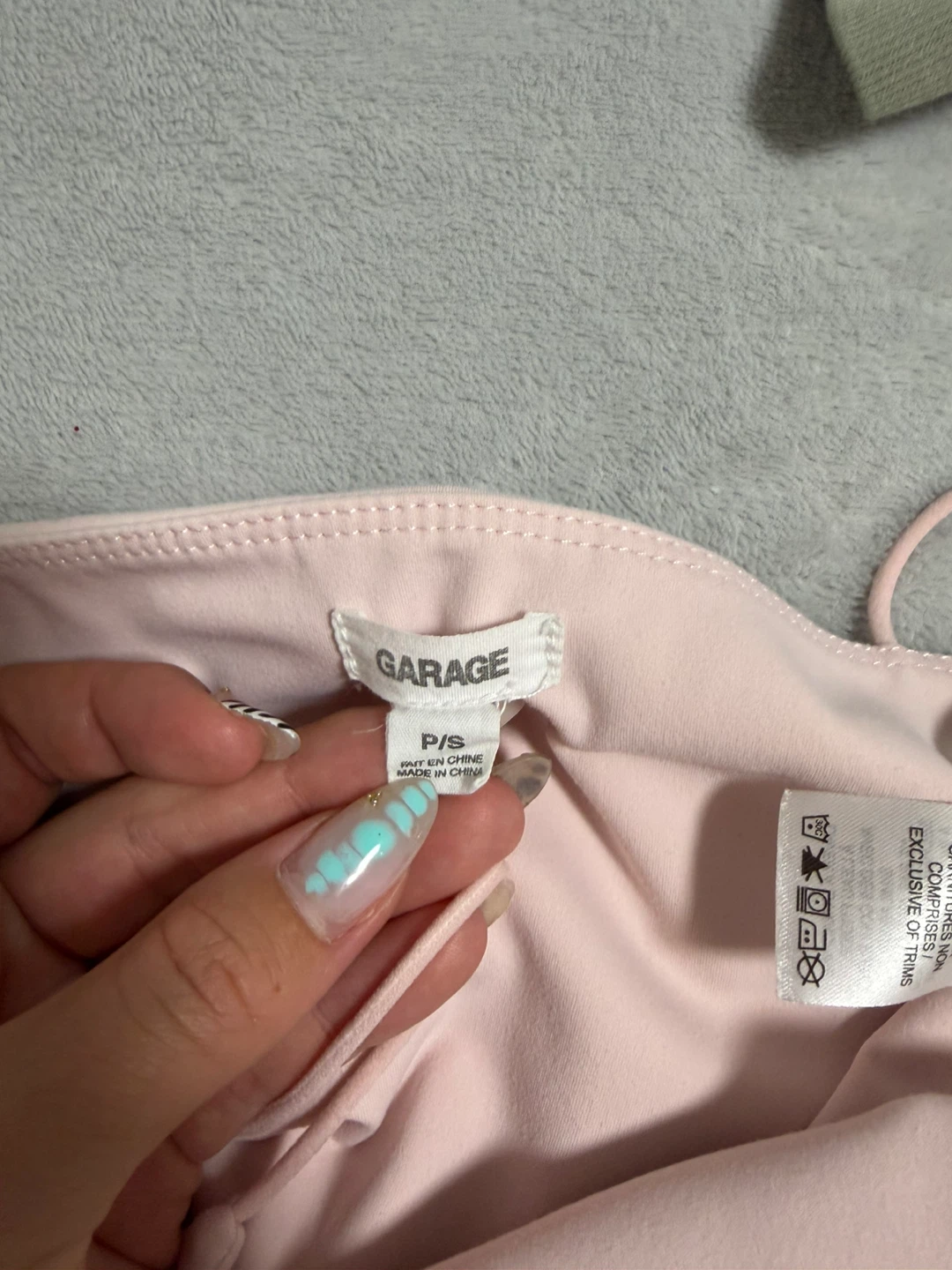 Garage Pink Spaghetti Strap Crop Top - photo 3
