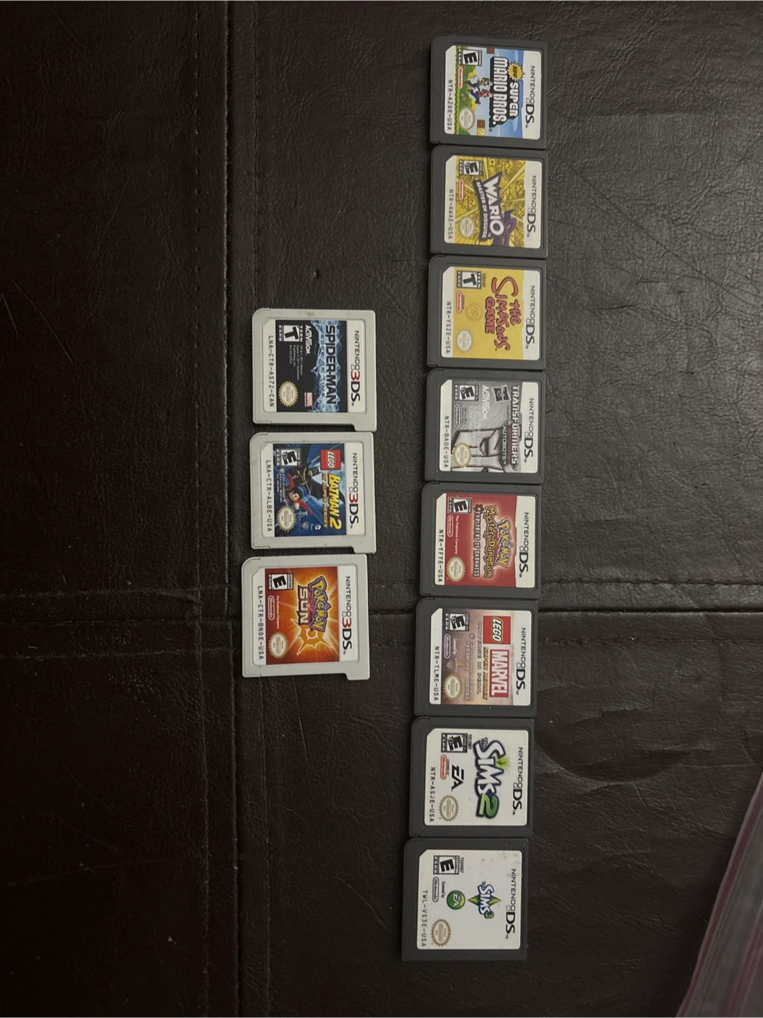 Loose DS/3DS games