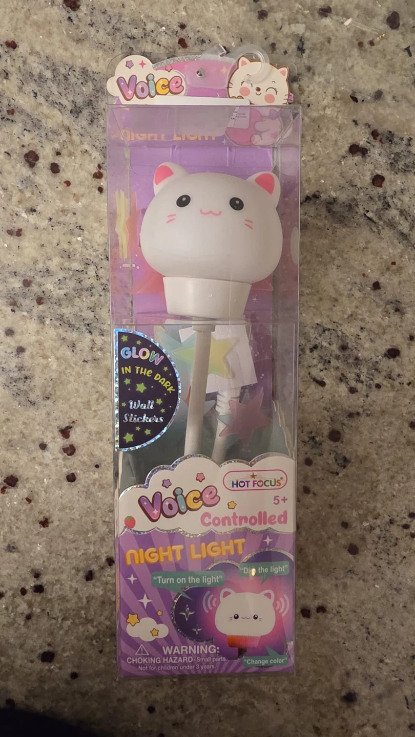 Voice Controlled Night Light - Hot Focus