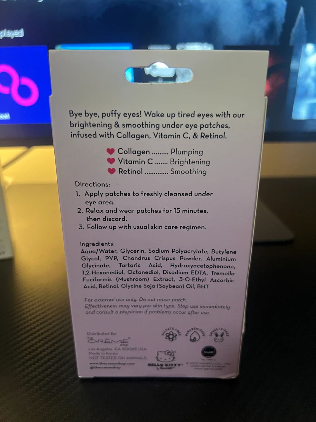 The Crème Shop x Hello Kitty Under Eye Patches - photo 2