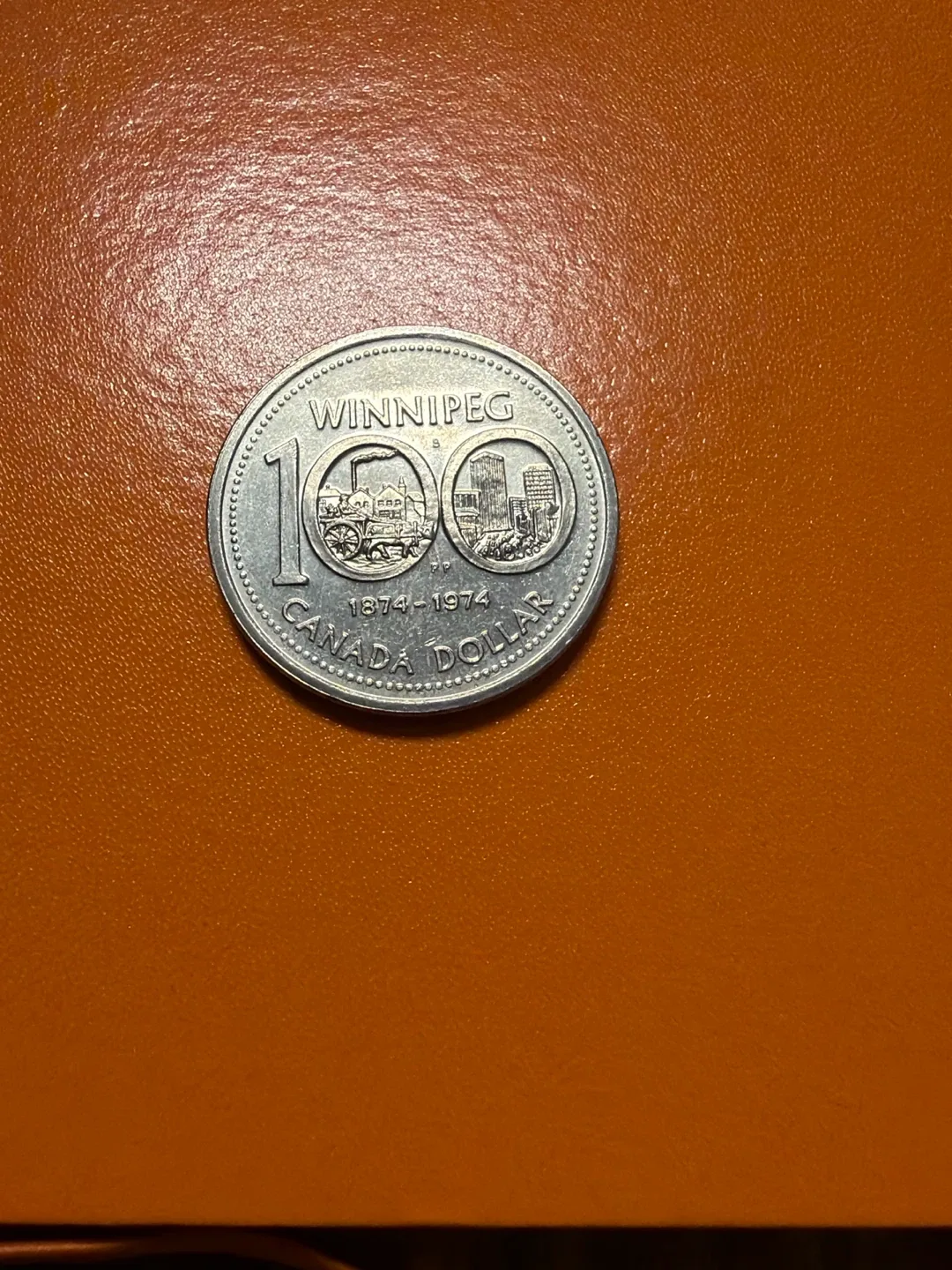 1974 Winnipeg Canada Dollar Coin