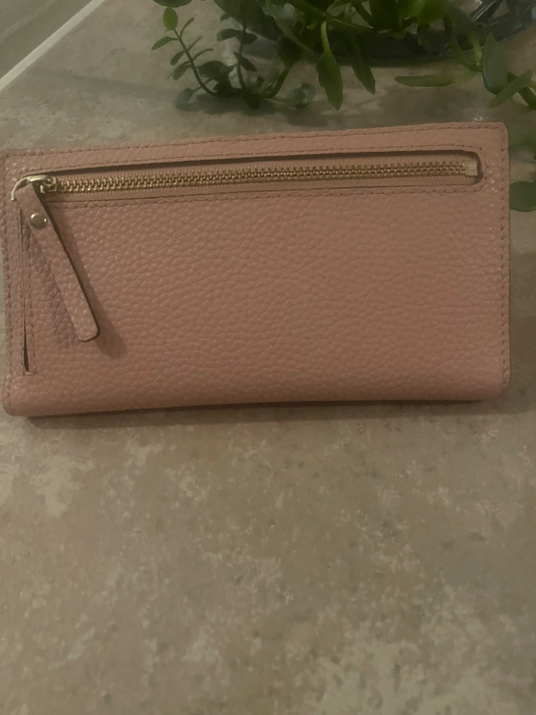 KATE SPADE Pink Leather Wallet with Bow Accent - photo 2