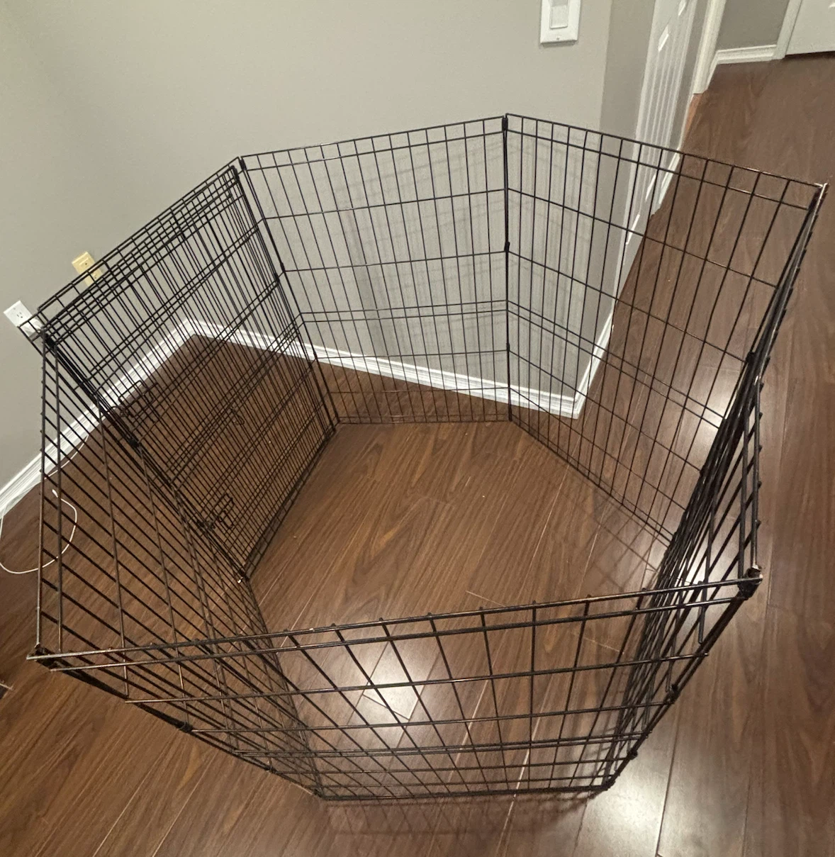 Black Metal Pet Playpen/Exercise Pen - photo 4