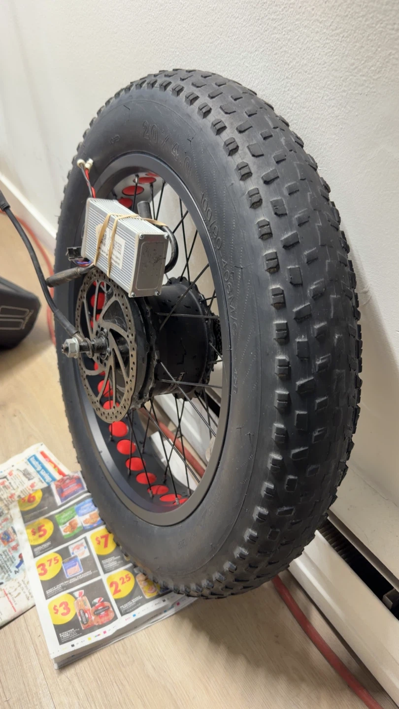 Heybike mar 2.0  Rear Wheel 1400w peak and comes with controller - photo 3