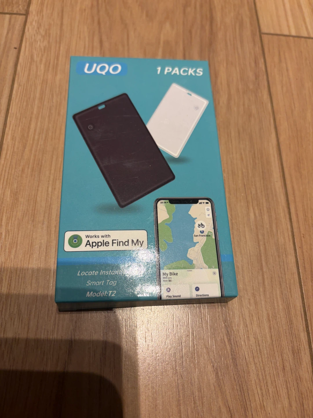 Wallet Tracker Smart Tag (Model T2) - Works with Apple Find My